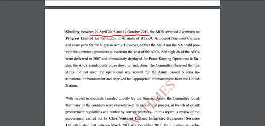 Screenshot of the press release announcing the report - page 2