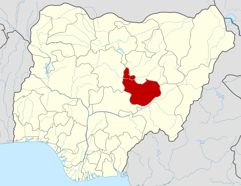 Plateau state on map
