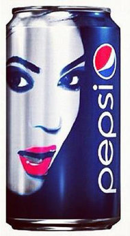 Pepsi Can with Beyonce's face