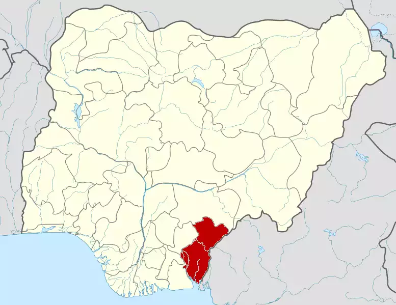 Cross River on map