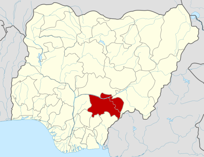 Benue on map
