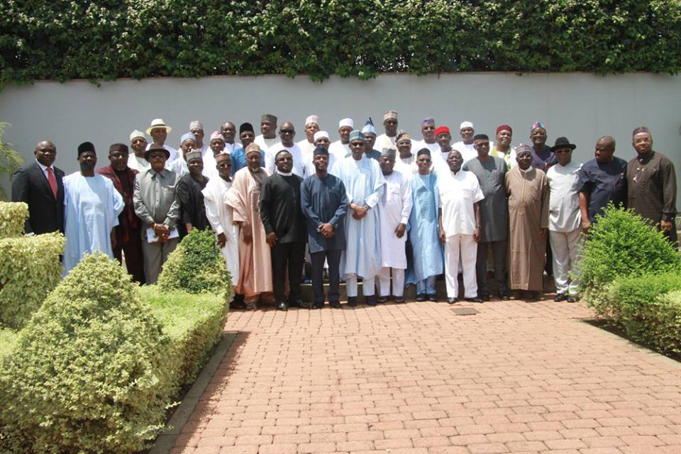 President Buhari and state governors