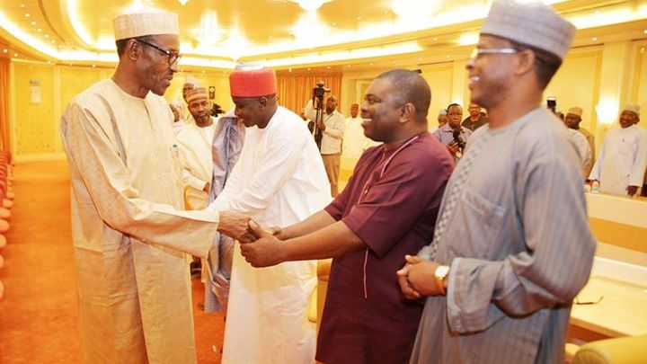 Buhari meets house of reps2