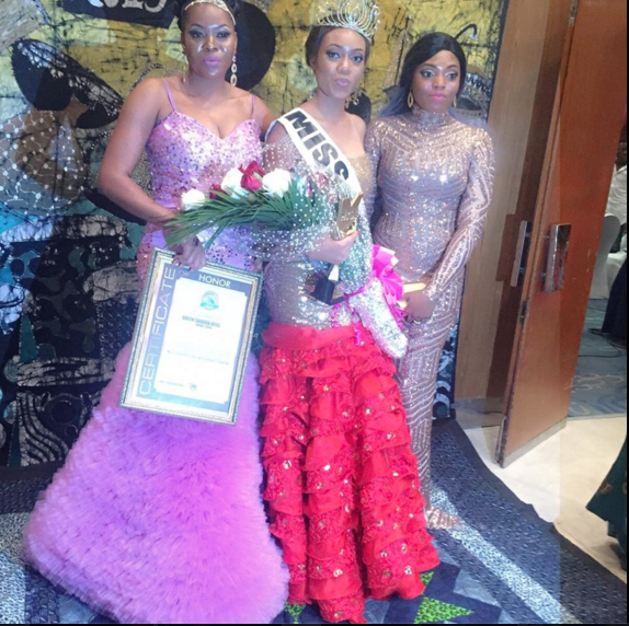 Middle: Debbie Douglas, Miss Abuja 2015