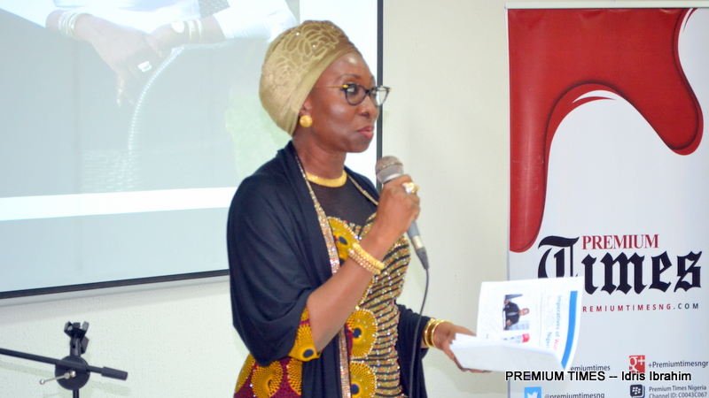 Mrs Amina Oyagbola speaking on "Imperatives of work-life balance"