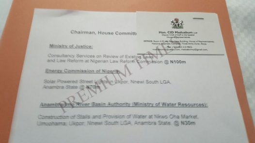Documents expose Nigerian lawmakers' massive budget fraud | Premium ...