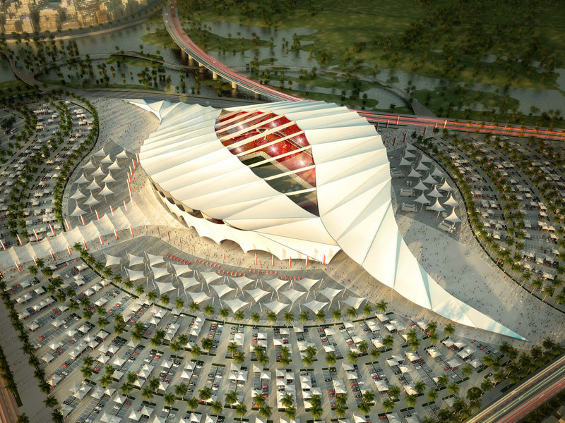 Al-Khor Stadium in Qatar for the World Cup 2022