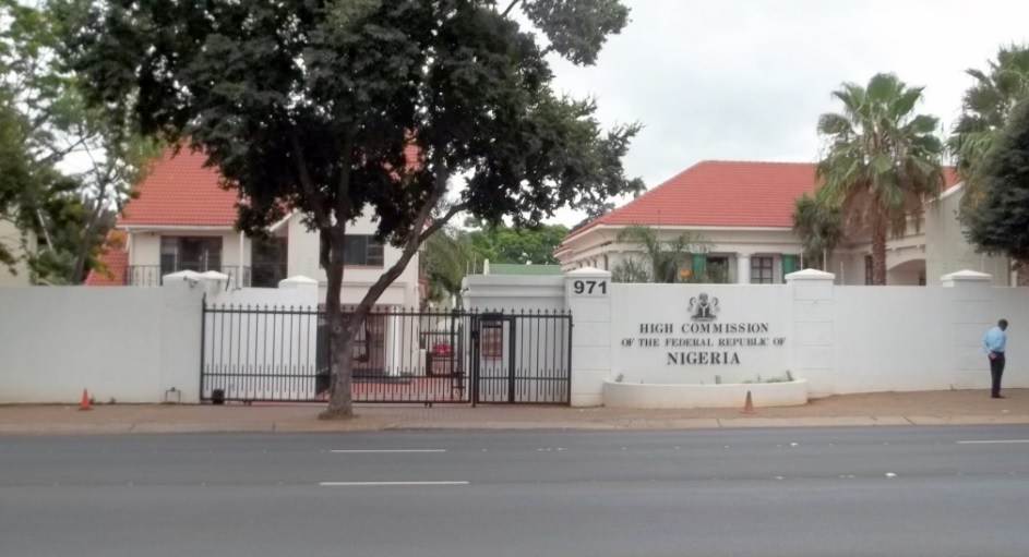 High Commission of Nigeria in Pretoria [Photo Credit: Wikipedia]