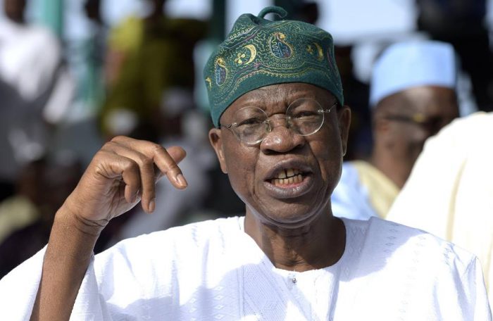 Minister of Information, Lai Mohammed [Photo credit: Daily Post]