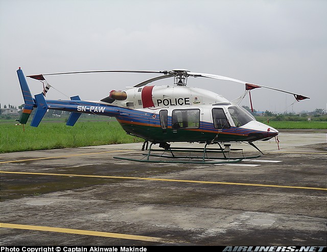 Nigerian Police helicopter