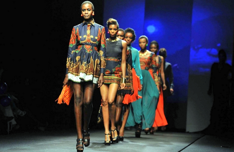 Models on the runway [Photo Credit: Fashion Walk Africa]