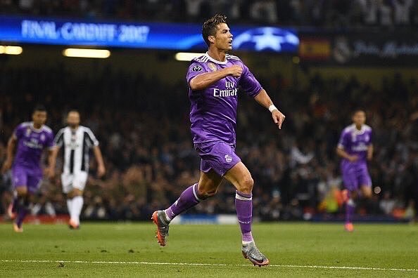 Ronaldo celebrates goal