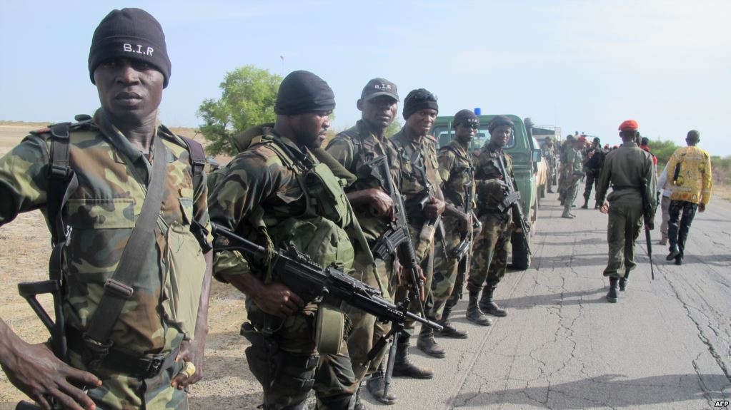 FILE - Cameroon's army soldiers deploy against the Nigerian Islamist group Boko Haram in Dabanga, northern Cameroon, June 17, 2014. [Photo Credit: VOA]