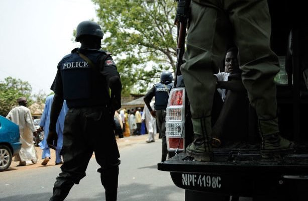 Nigerian Police on patrol