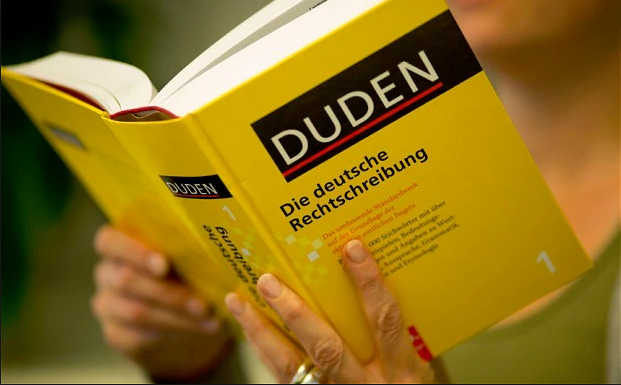 Duden German Dictionary [Photo Credit: The Telegraph]