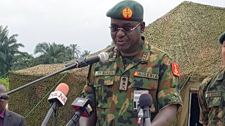 Immediate past Chief of Army Staff, Tukur Buratai. [PHOTO CREDIT: Official webpage of the Nigerian Army]