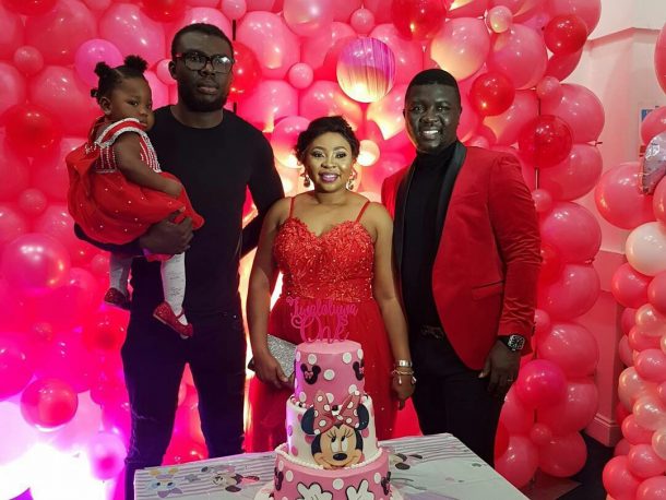 Popular Nigerian comedian, Oluwaseyitan Aletile, aka Seyilaw , celebrates baby's birthday.