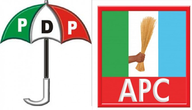 PDP and APC logo used to illustrate the story. [Photo credit: