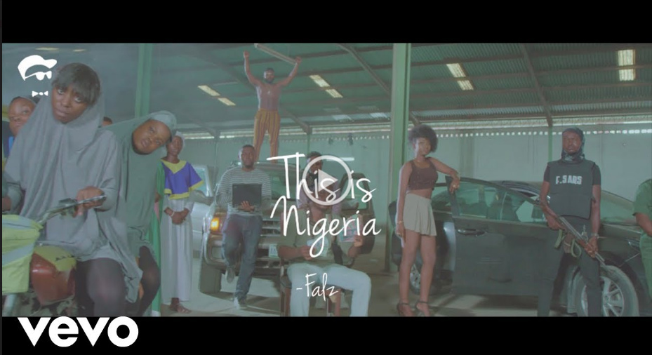 A scene from Falz's This is Nigeria video