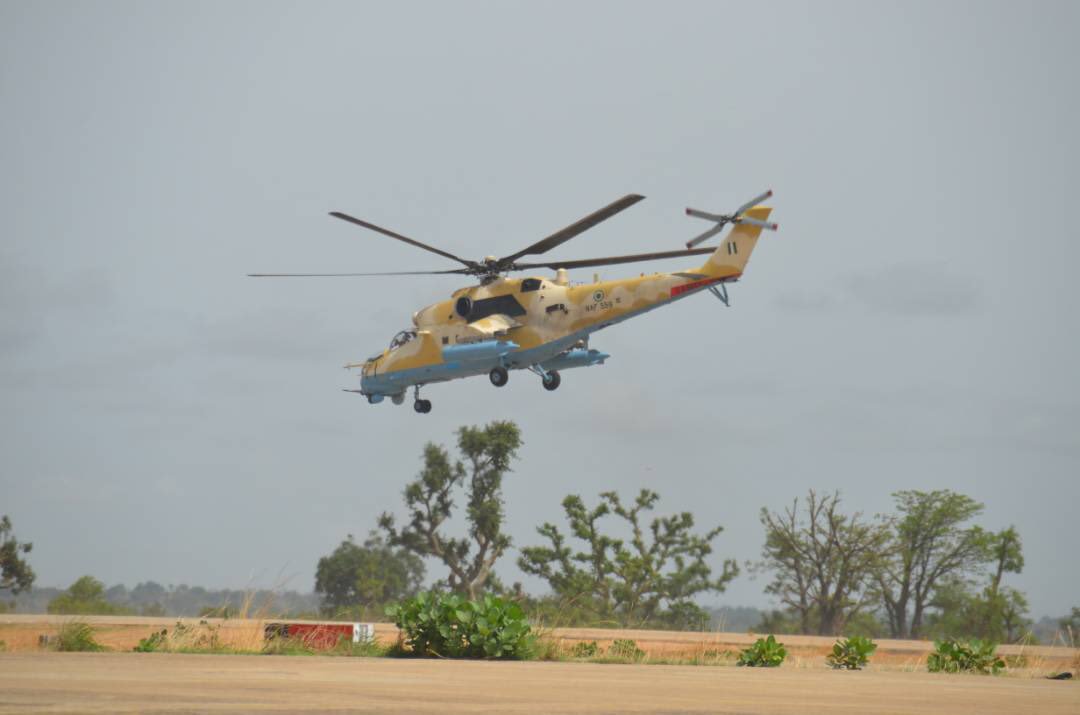 The Nigeria Air Force in Nguroje