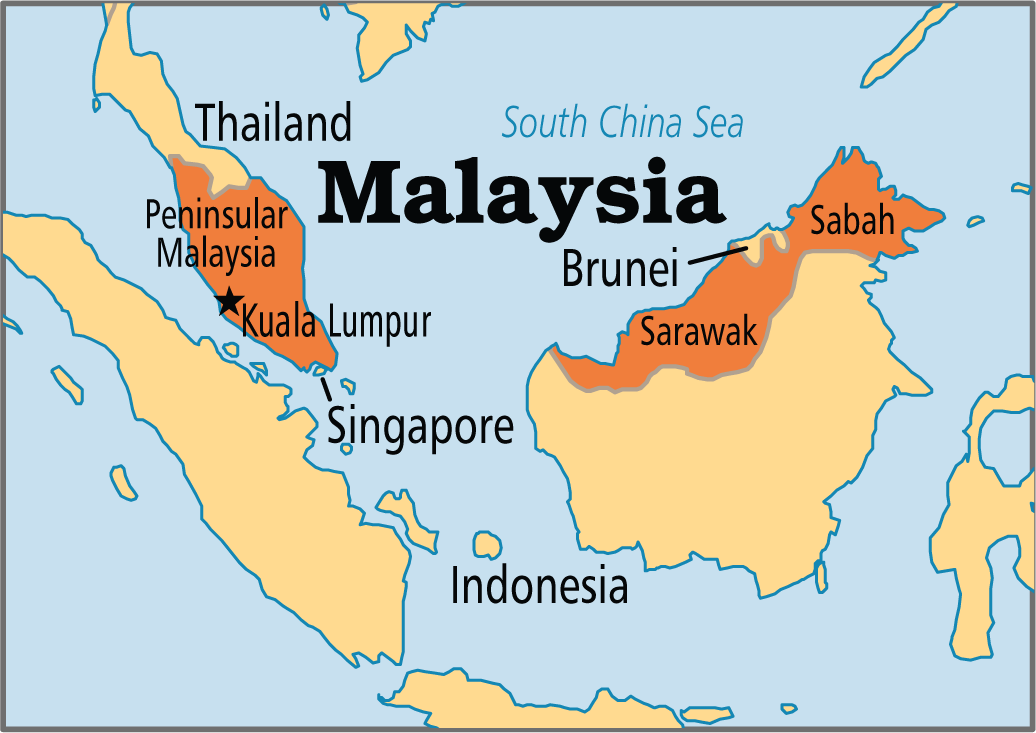 Malaysia On Map 