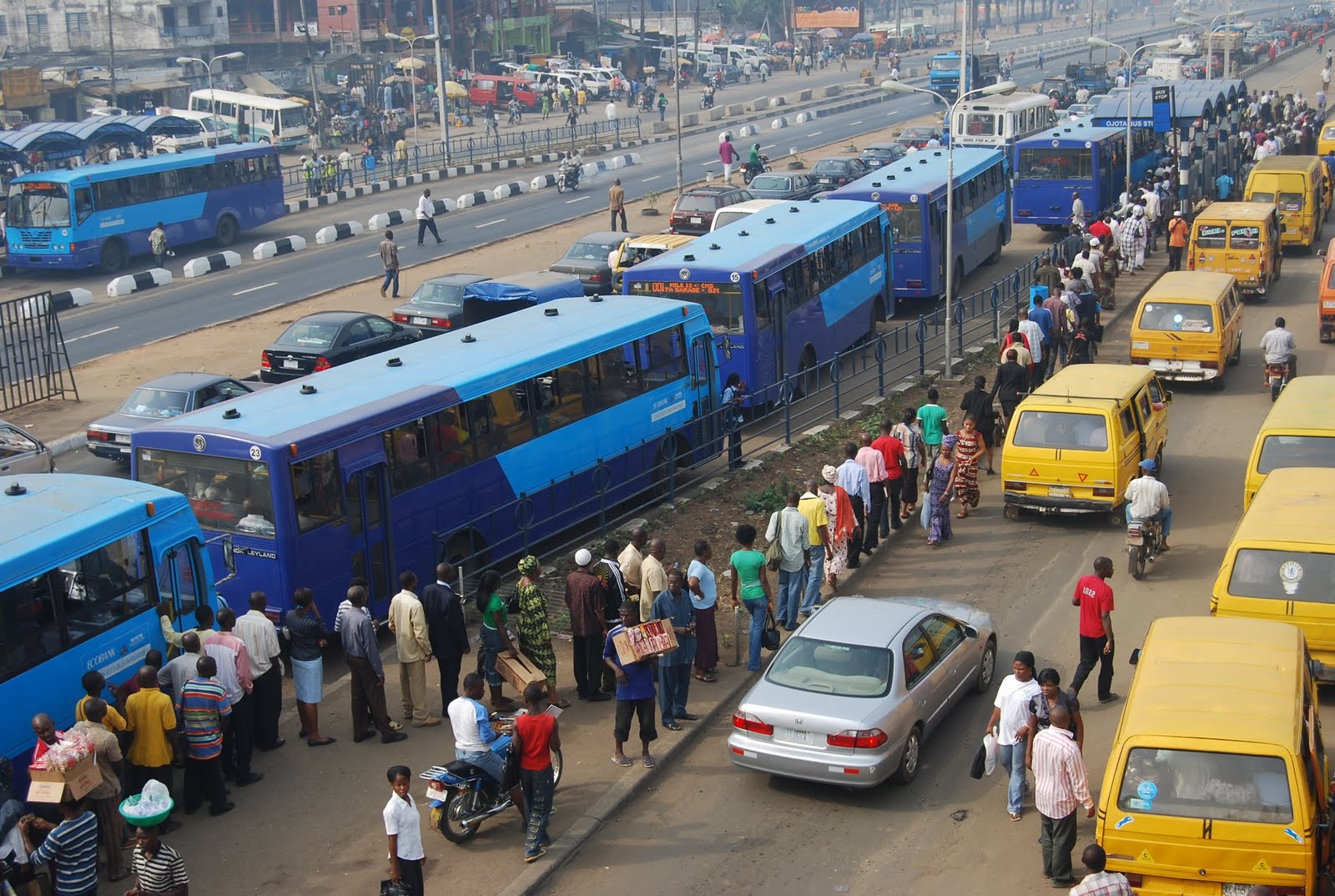 Oshodi Lagos Bus Interchange used to illustrate the story
