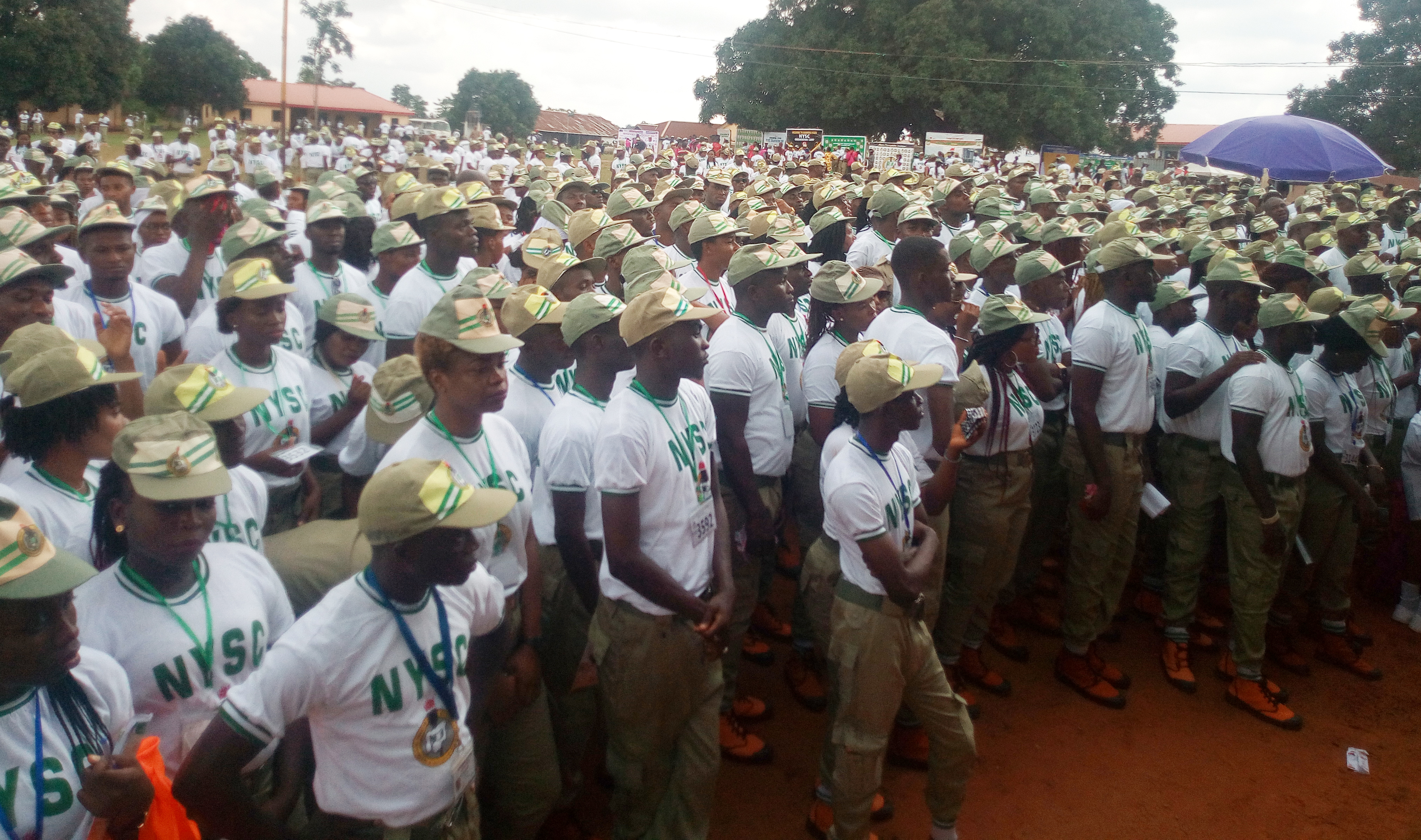 Pic.8.  Swearing in  ceremony corps members