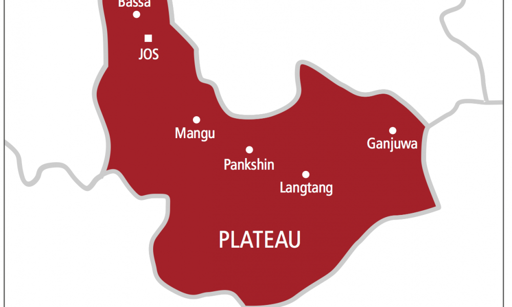 Plateau State on map used to illustrate the story