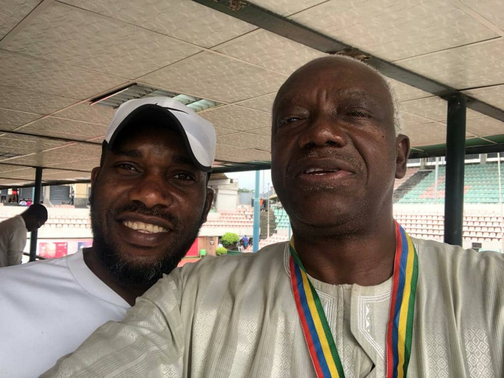 Okocha and Tournament Director Oladunjoye