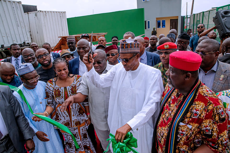 President Buhari commissions Ariaria Market Independent Power Project in Abia State on 29th Jan 2019