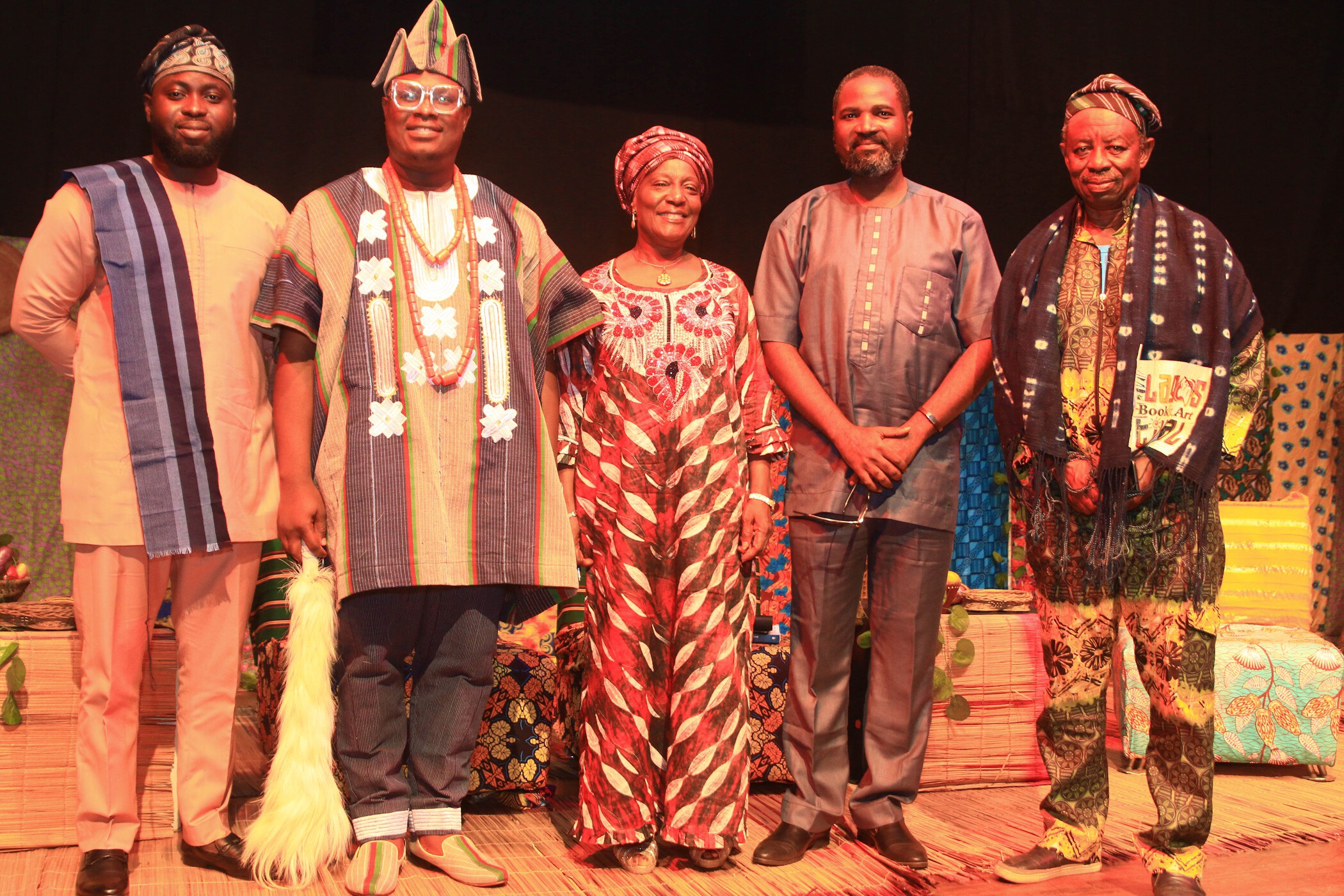 Guests and Panelists at the launch of the book Afonja – The Rise