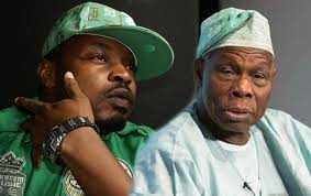 Rapper Eedris Abdulkareem and ex- President Olusegun Obasanjo