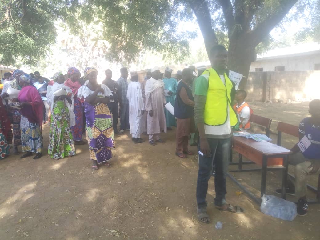 Gwazu 003 polling unit shuwa ward madagali local government area Adamawa state were the voters are in waiting to cast their vote