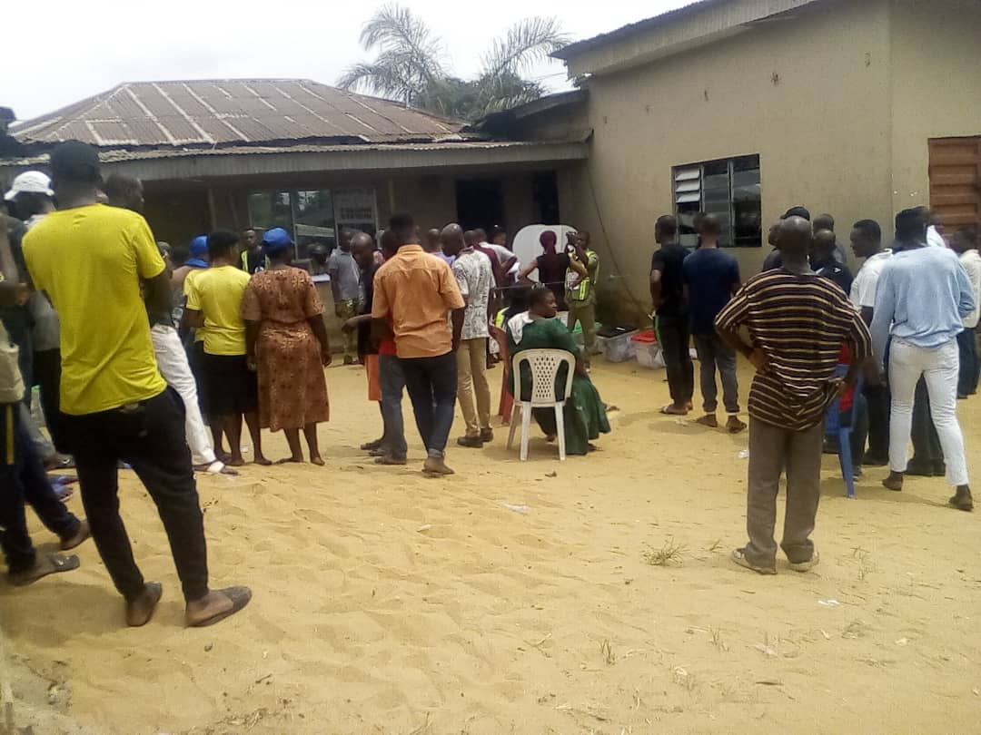 Unit 8, Ward 10. Itu LGA. Akwa Ibom. Voting ongoing peacefully and orderly