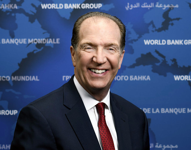 New World Bank President, David R. Malpass.