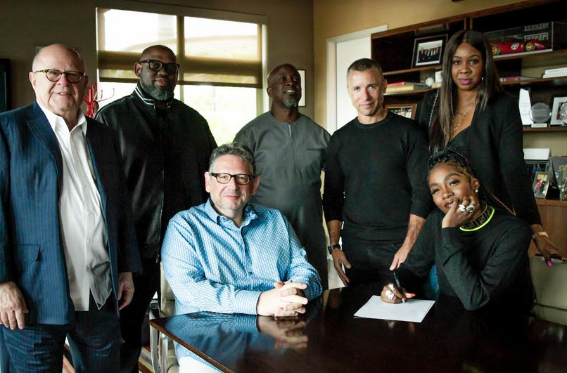 Tiwa Savage signs with Universal Music Group (UMG). [PHOTO CREDIT: Universal Music Group]
