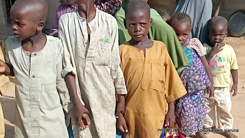 Displaced children in the host community