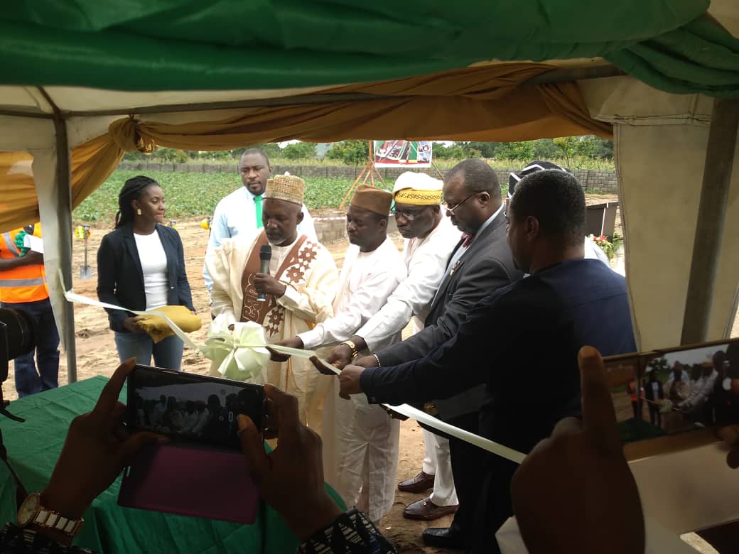 Tanko Sununu, chairman house committee on health services; Francis Faduyile, NMA president among other special guests while launching the MDCAN ground breaking building project in Abuja.