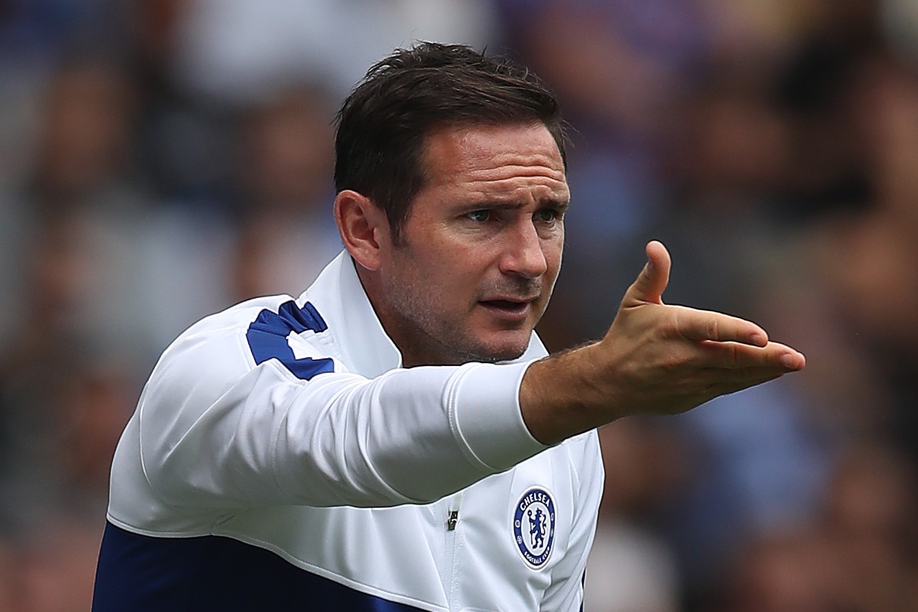 Chelsea coach Frank Lampard.
