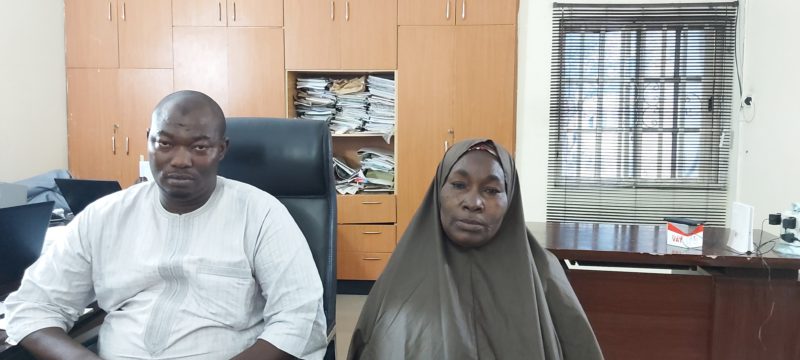 The kidnapped Widow; Lubabatu Mohammed and her son