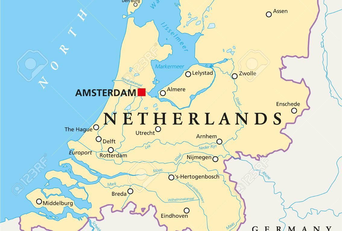 Netherlands on Map