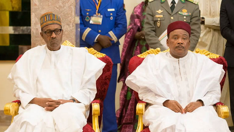 President Buhari and Niger President Issoufou.