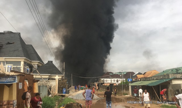 Lagos Explosion Update: People still trapped in buildings as rescue ...