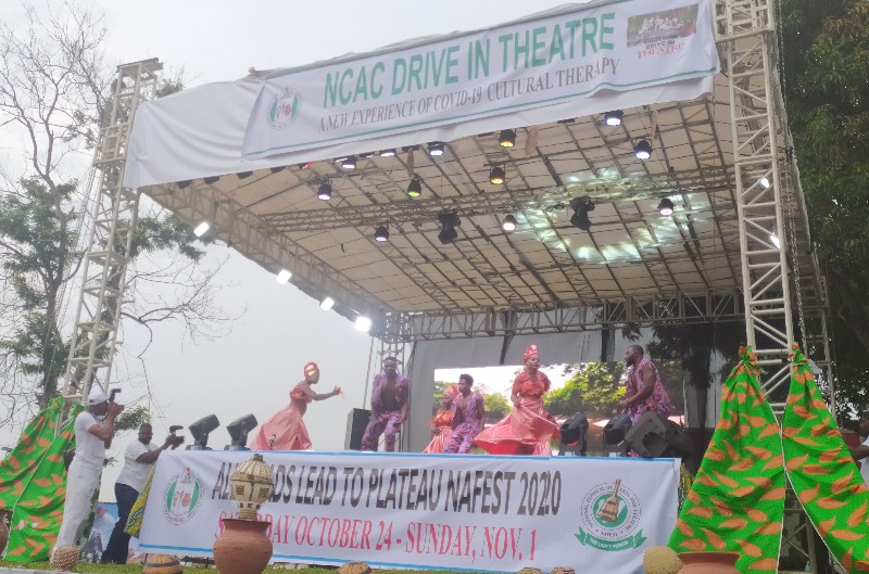 Nigeria's art and culture agency unveils drive-in theatre