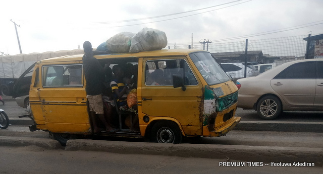 Danfo bus in Lagos