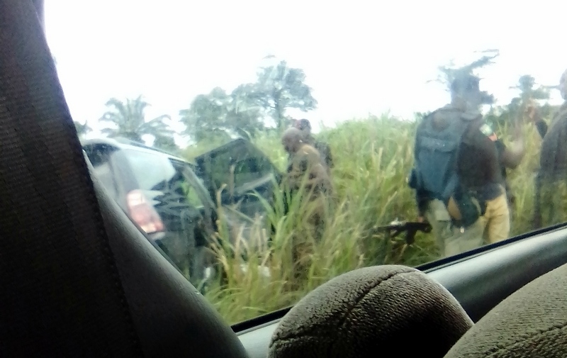 Robbery scene along Benin-Asaba highway