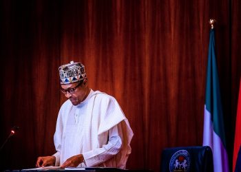 President Muhammadu Buhari inaugurates steering committee of Nigeria's new development plan, Agenda 2050. [PHOTO CREDIT: @ProfOsinbajo]