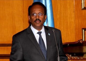 Somalian president, Mohamed Abdullahi Farmaajo