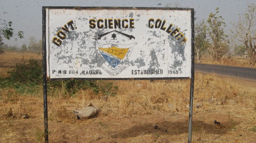 Signage of Kagara High school