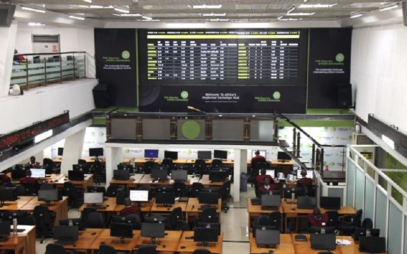 Nigeria Stock Exchange trading floor